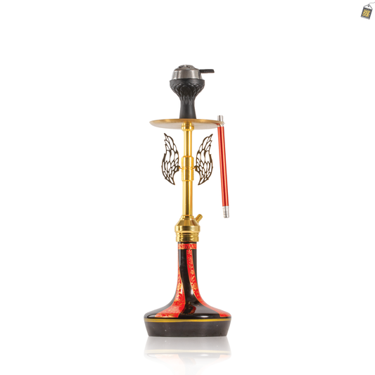 Celestial Hookah with Wings - Red