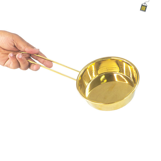 Foggit Metallic Medium Hookah Charcoal Holder - Coal Tray (Golden)