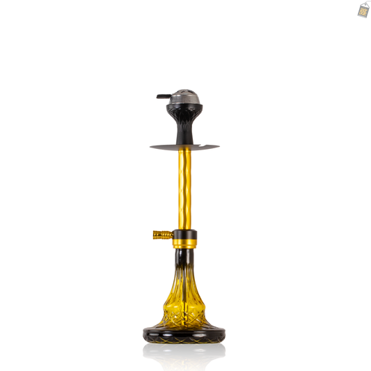 Cloudy Hookah with Bag - Gold