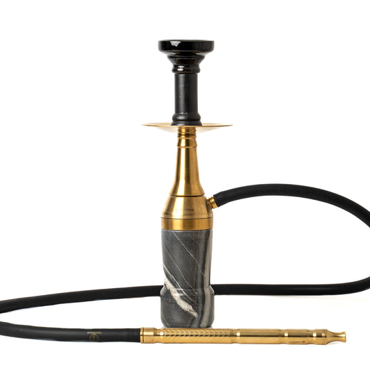 सूटकेस के साथ कोकोयाया ब्रोस्की हुक्का - ग्रे