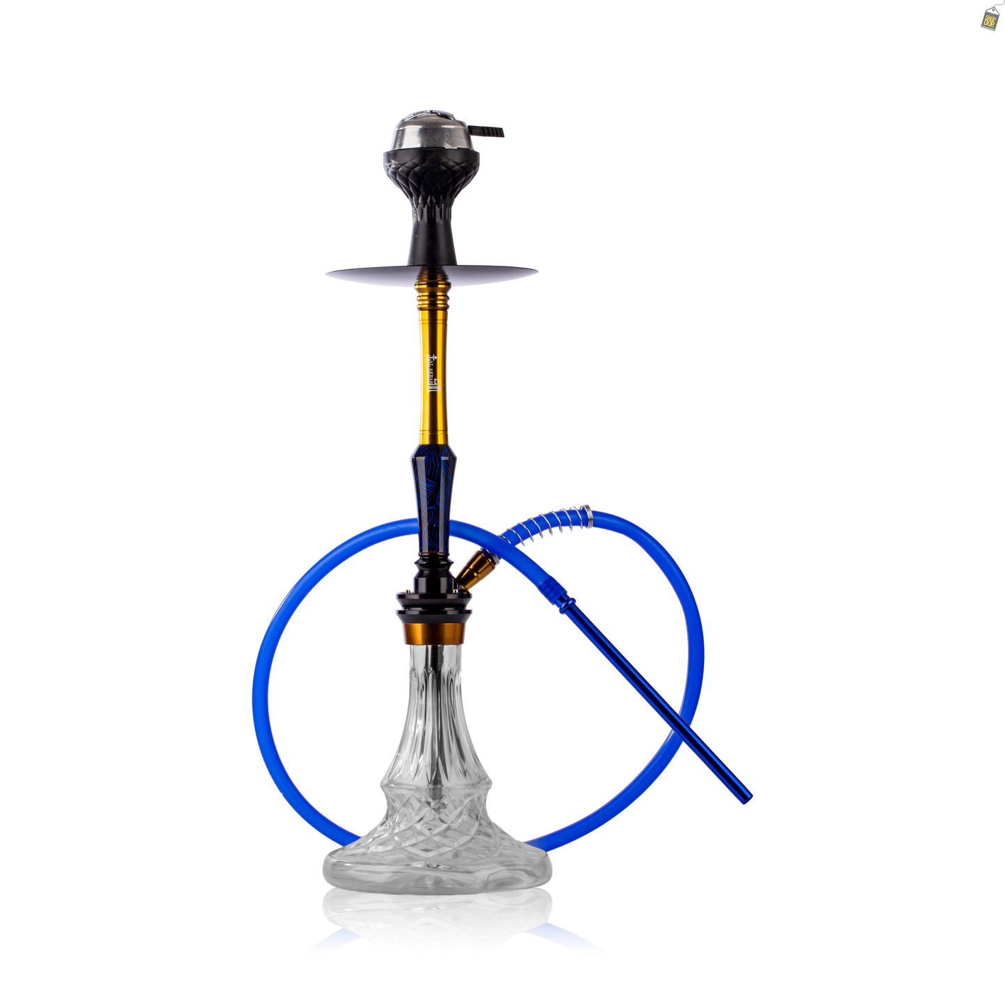 Crimson X Hookah - Blue