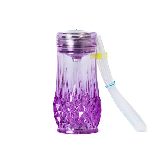 Cup Tumbler Hookah - Purple (8 in)