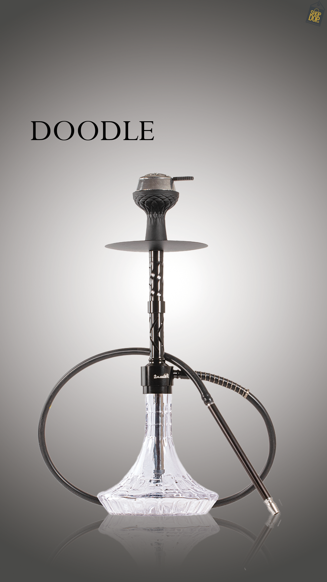 Doodle Hookah - Black