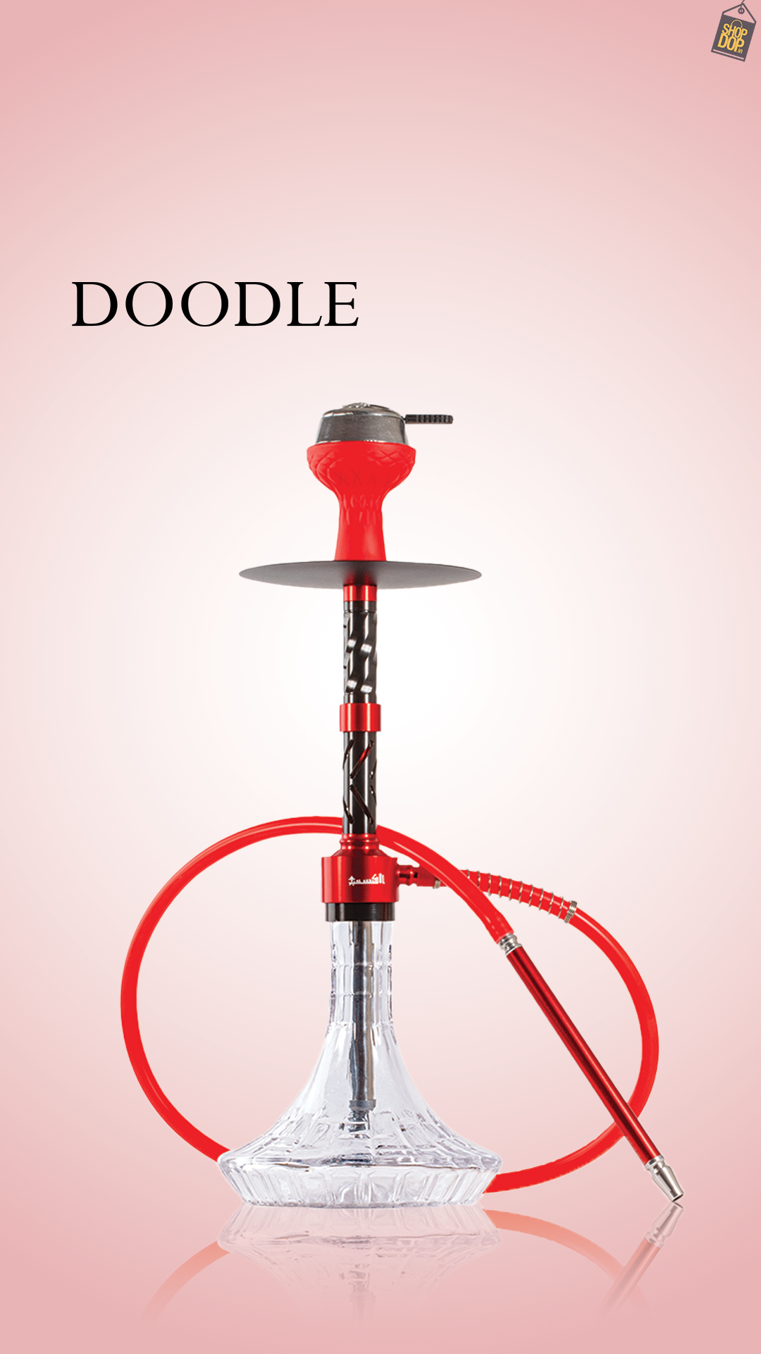 Doodle Hookah - Red