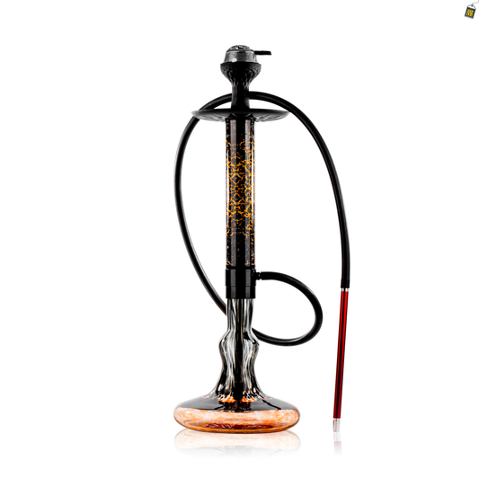 Dragon Flame Hookah - Brown