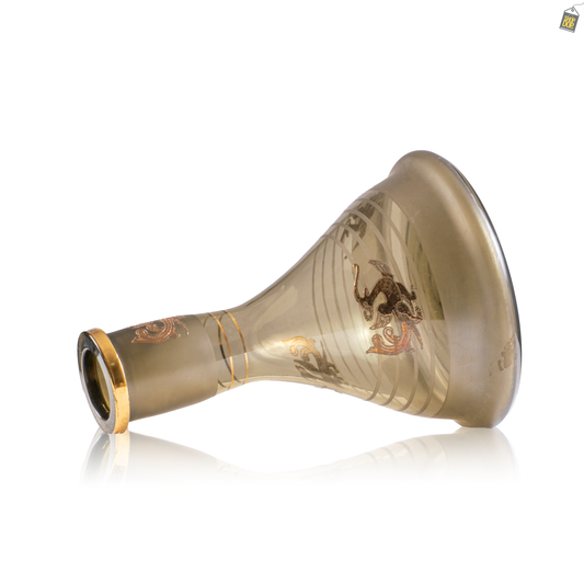 Egyptian Hookah Glass Replacement Base Only - Grey