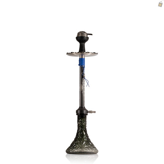 El Bomber Titan Hookah - Blue Stem / Black Base