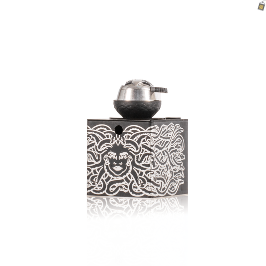 Enigma Acrylic Box Hookah - Black / Silver