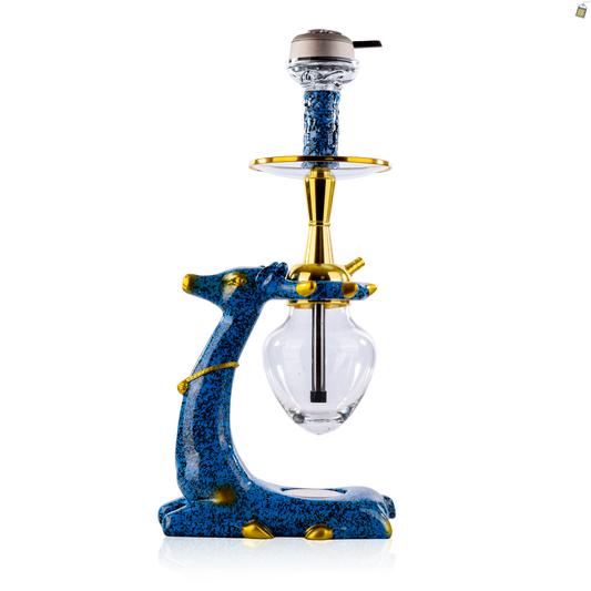 Fawn Hookah with LED Light - Blue