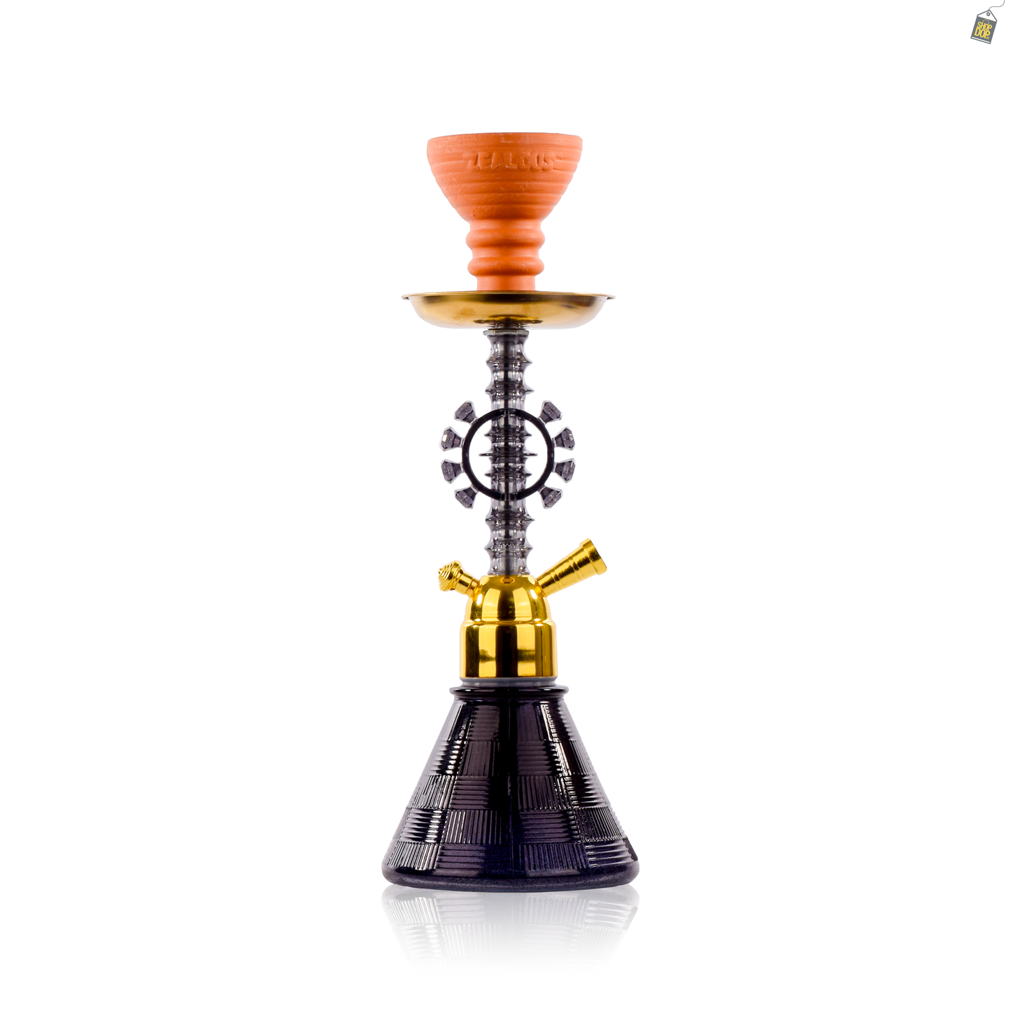Diamond Ferry Pumpkin Hookah - Black