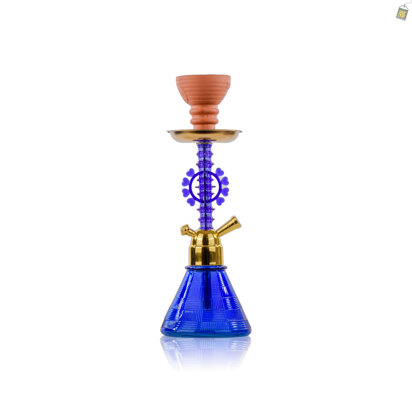Heart Ferry Pumpkin Hookah - Blue