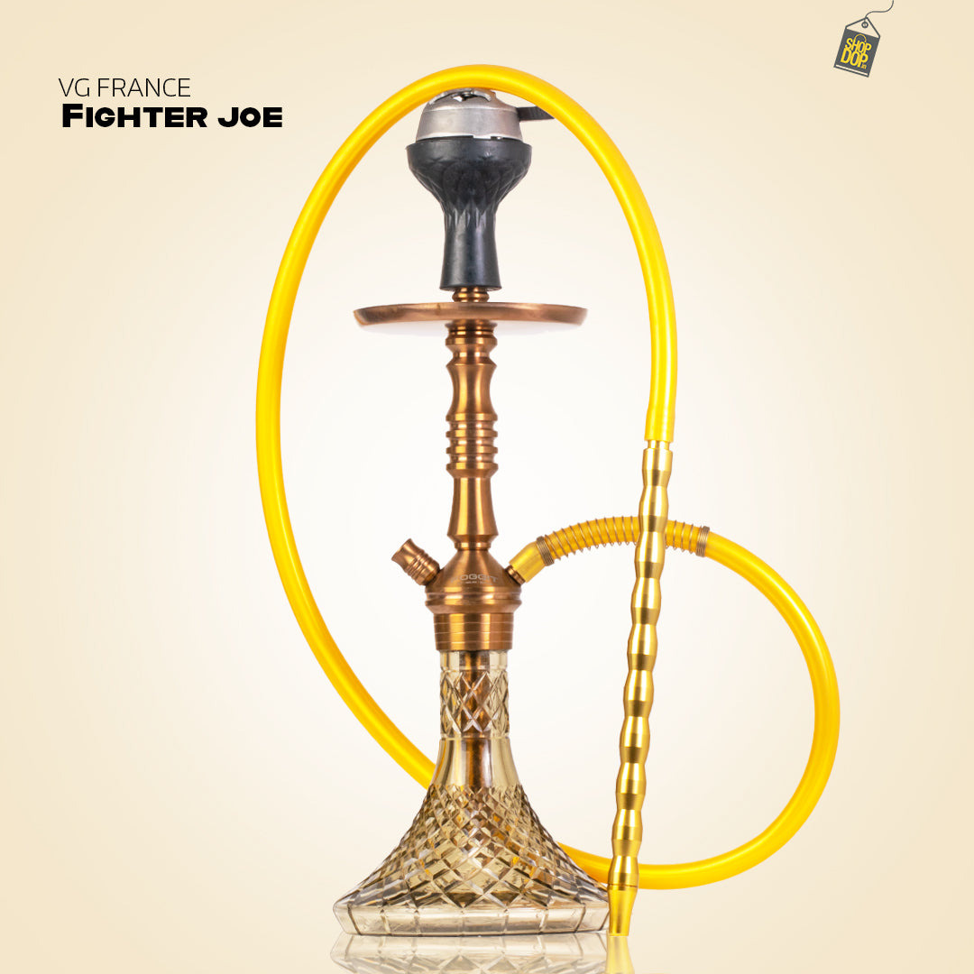 VG Joe L3 Hookah with Bag - Bronze Stem / Grey Base