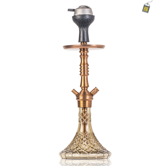 VG Joe L3 Hookah with Bag - Bronze Stem / Grey Base