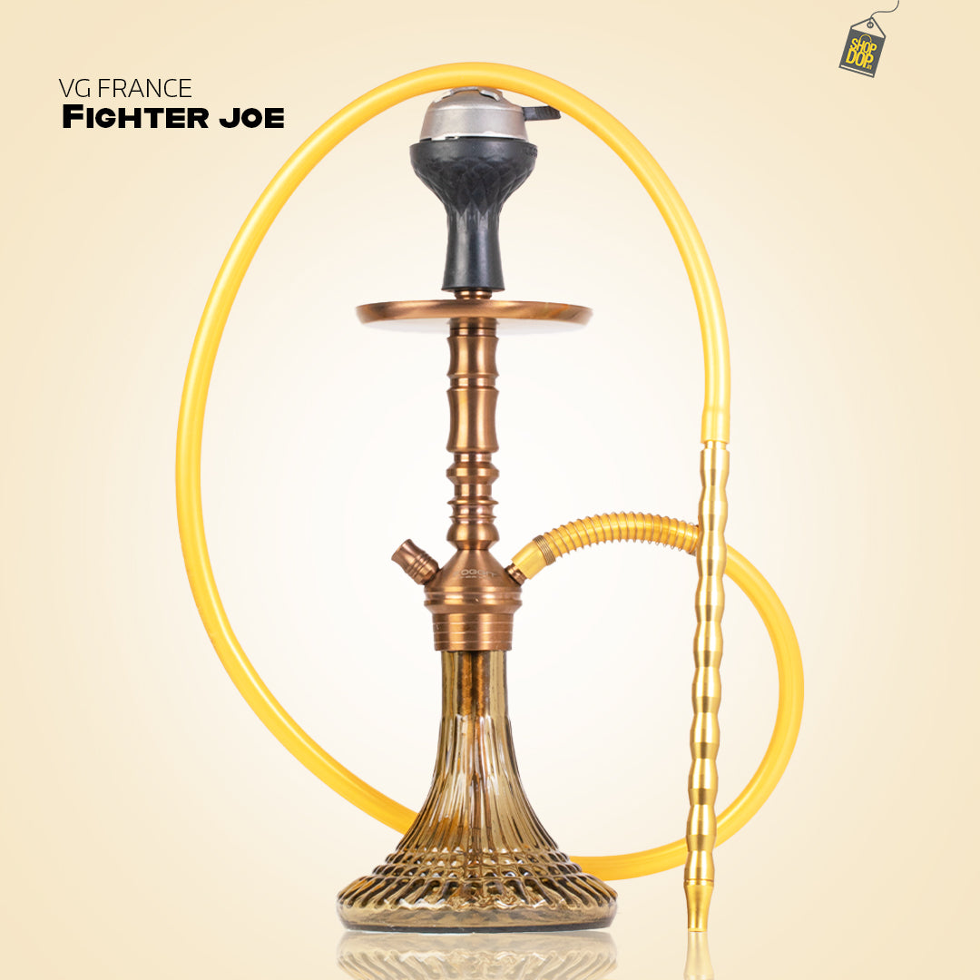 VG Joe R2 Hookah with Bag - Bronze Stem / Grey Base