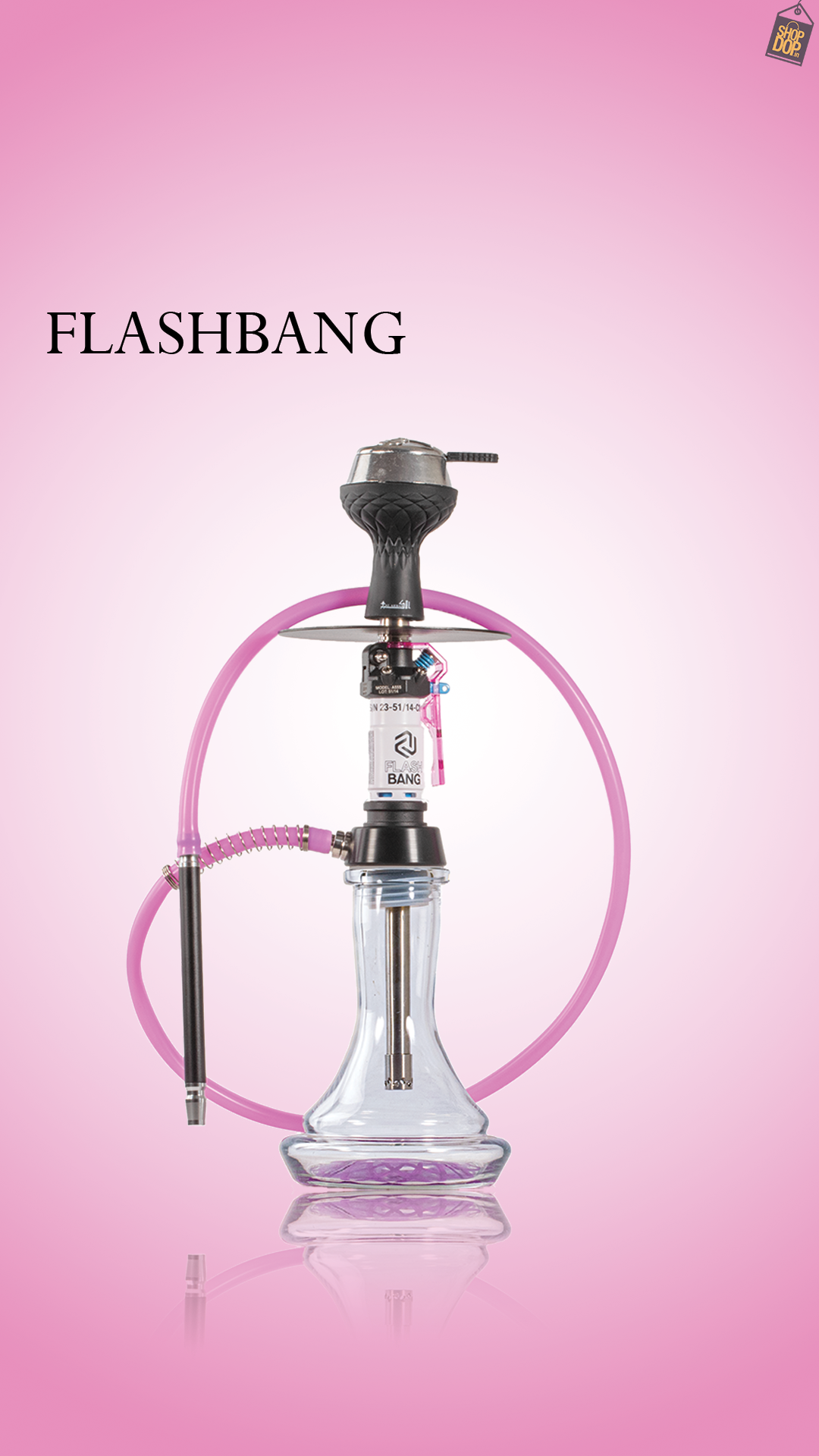 Flashbang Printed Hookah - Purple