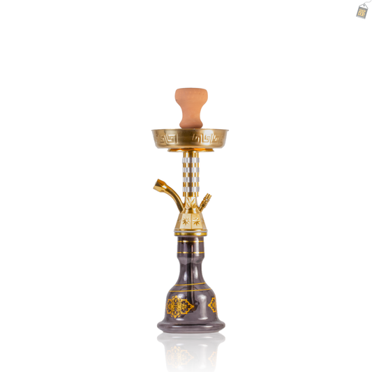 Hammer Khalil Gem Hookah - Gold Stem / Coffee Base