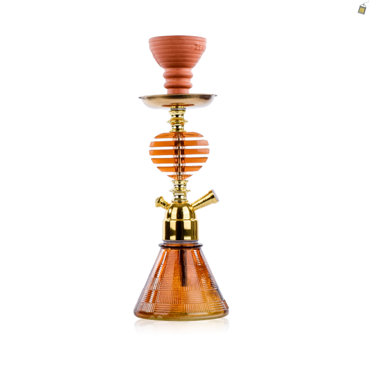 Heatrz Pumpkin Hookah - Brown