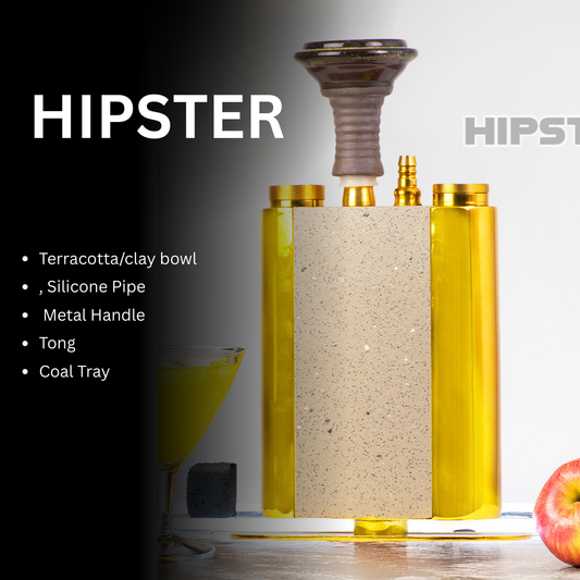 COCOYAYA Hipster Hookah - Golden