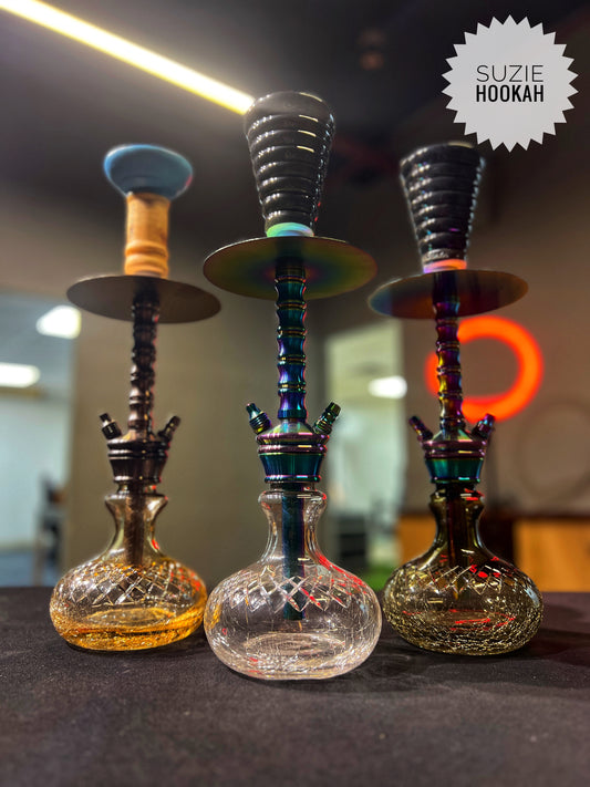 COCOYAYA Suzie Hookah (Conquer Series) - Rainbow (Transparent Base)