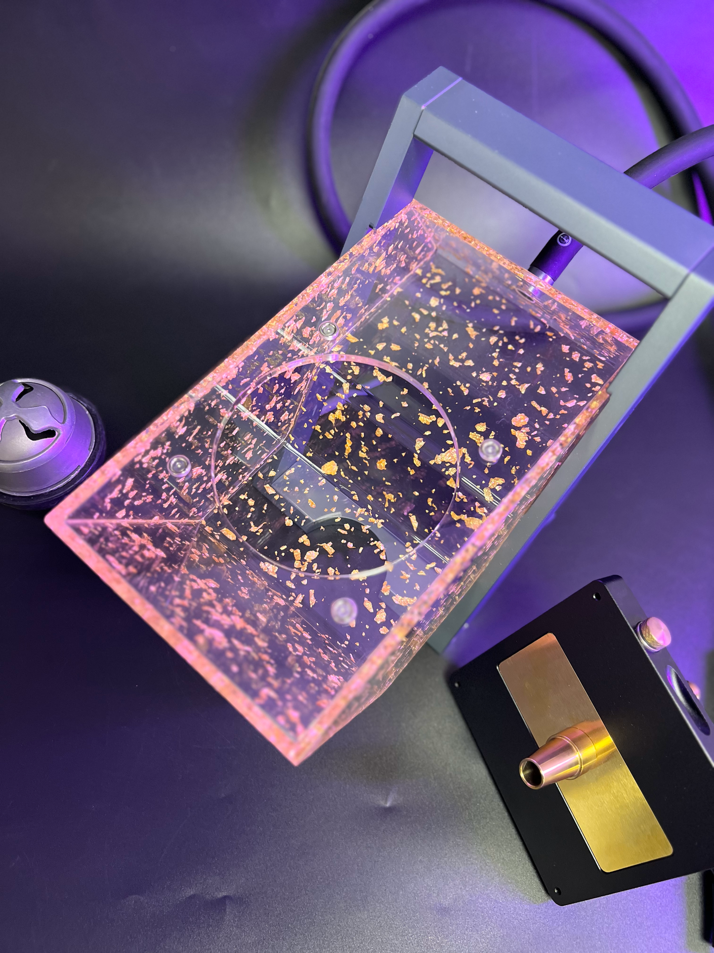 Acrylic Hoob Mafia Hookah with Stand