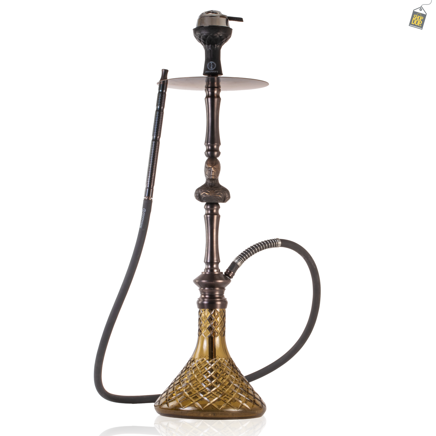 COCOYAYA Jungle Series Spiderman Hookah - Bronze (Grey Base)