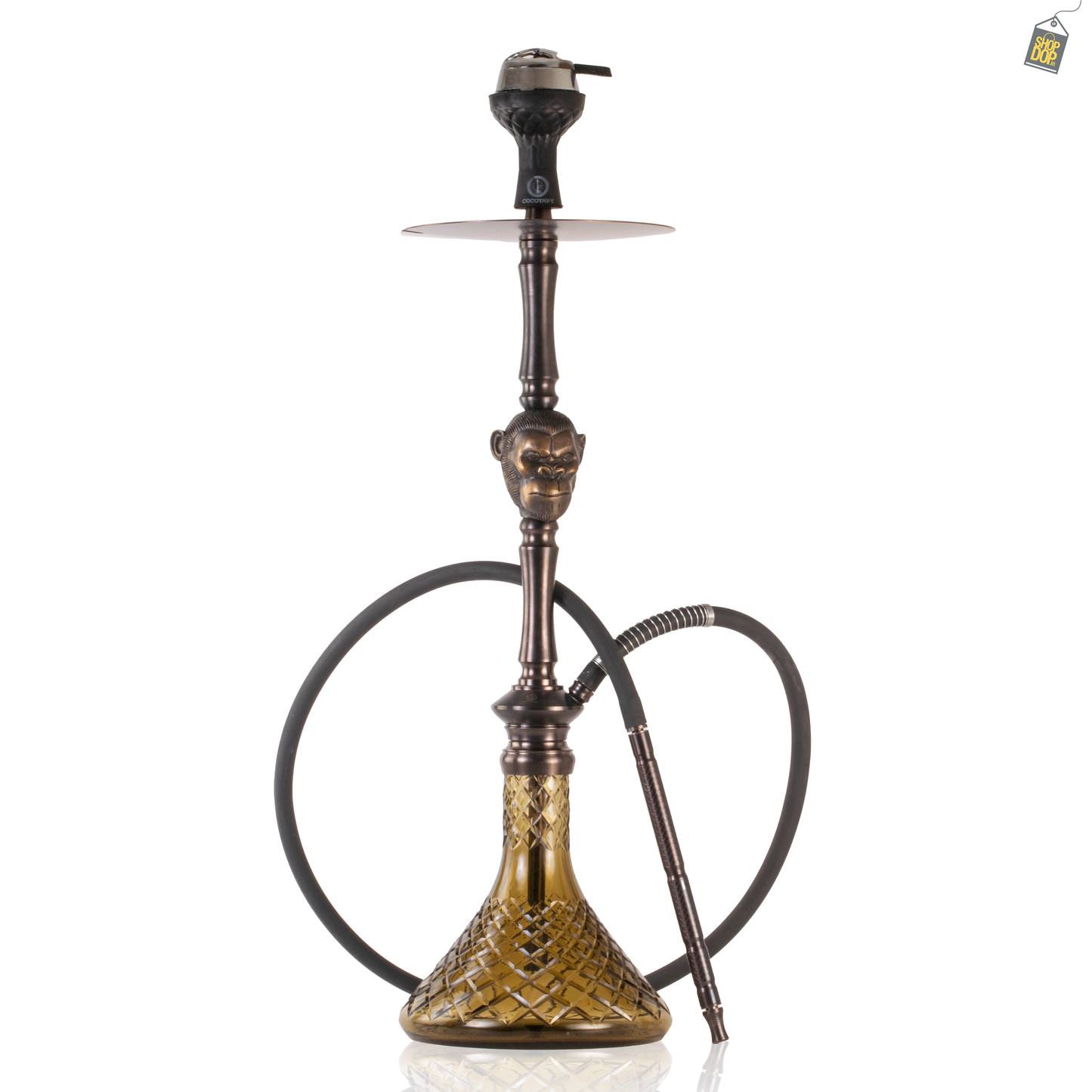 COCOYAYA Jungle Series Kong Hookah - Bronze (Grey Base)
