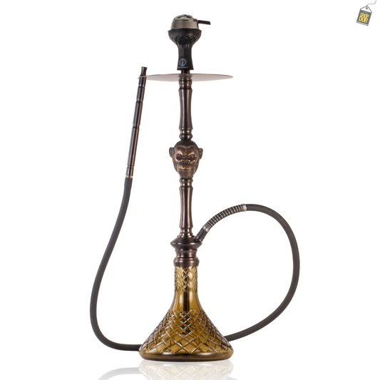 COCOYAYA Jungle Series Kong Hookah - Bronze (Grey Base)