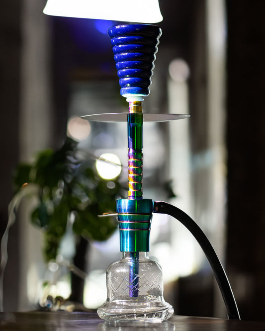 Cocoyaya Kaka Hookah (Conquer Series) - Rainbow (Transparent Base)