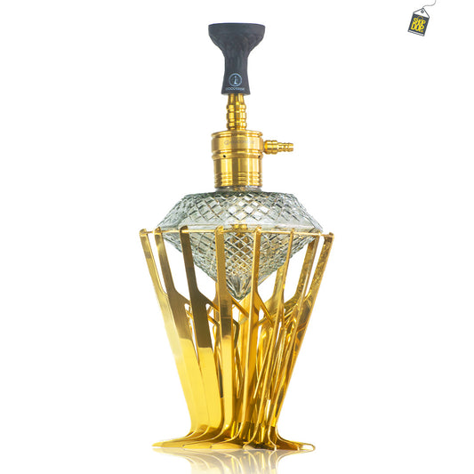 COCOYAYA Kohinoor Jubli Hookah - Golden / CGB