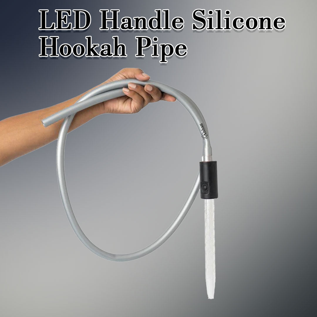 LED Handle Silicone Hookah Pipe