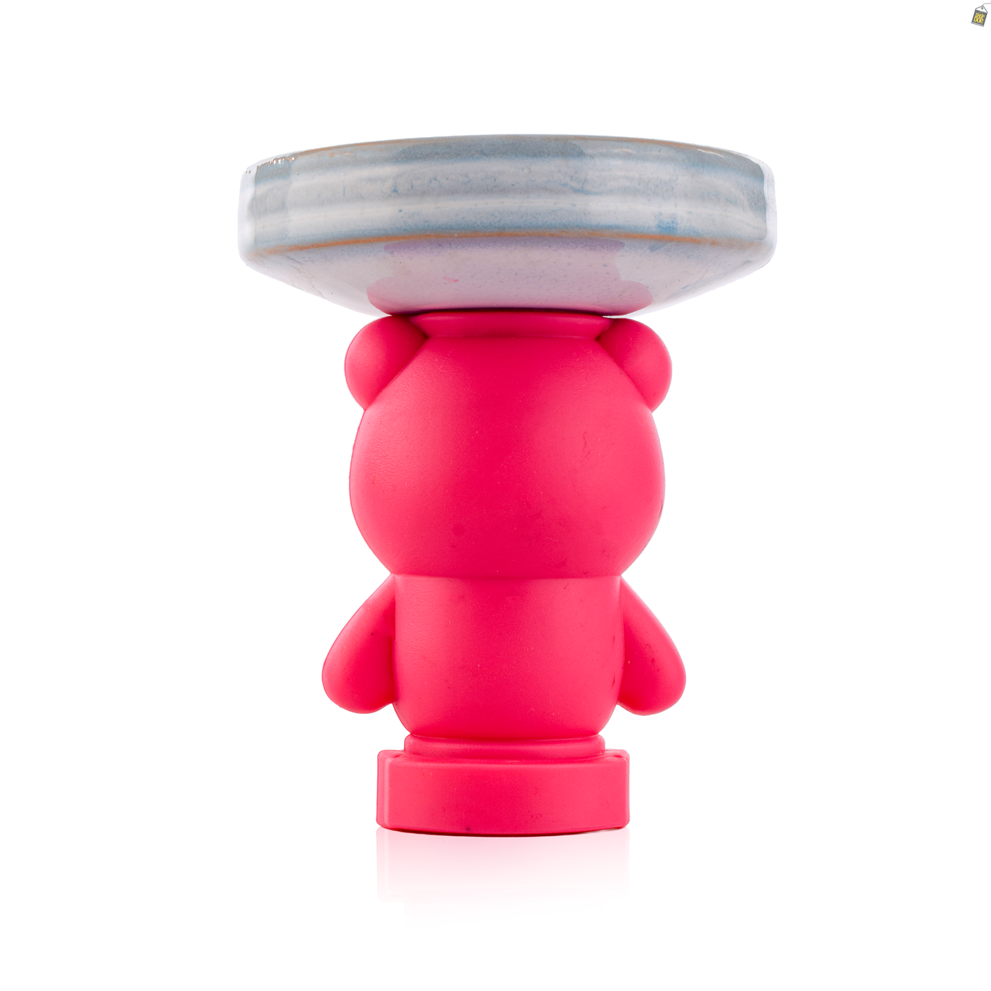 Lotso Bear Ceramic Hookah Bowl - Sky Blue