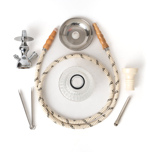 MYA Heavy QT Hookah - White