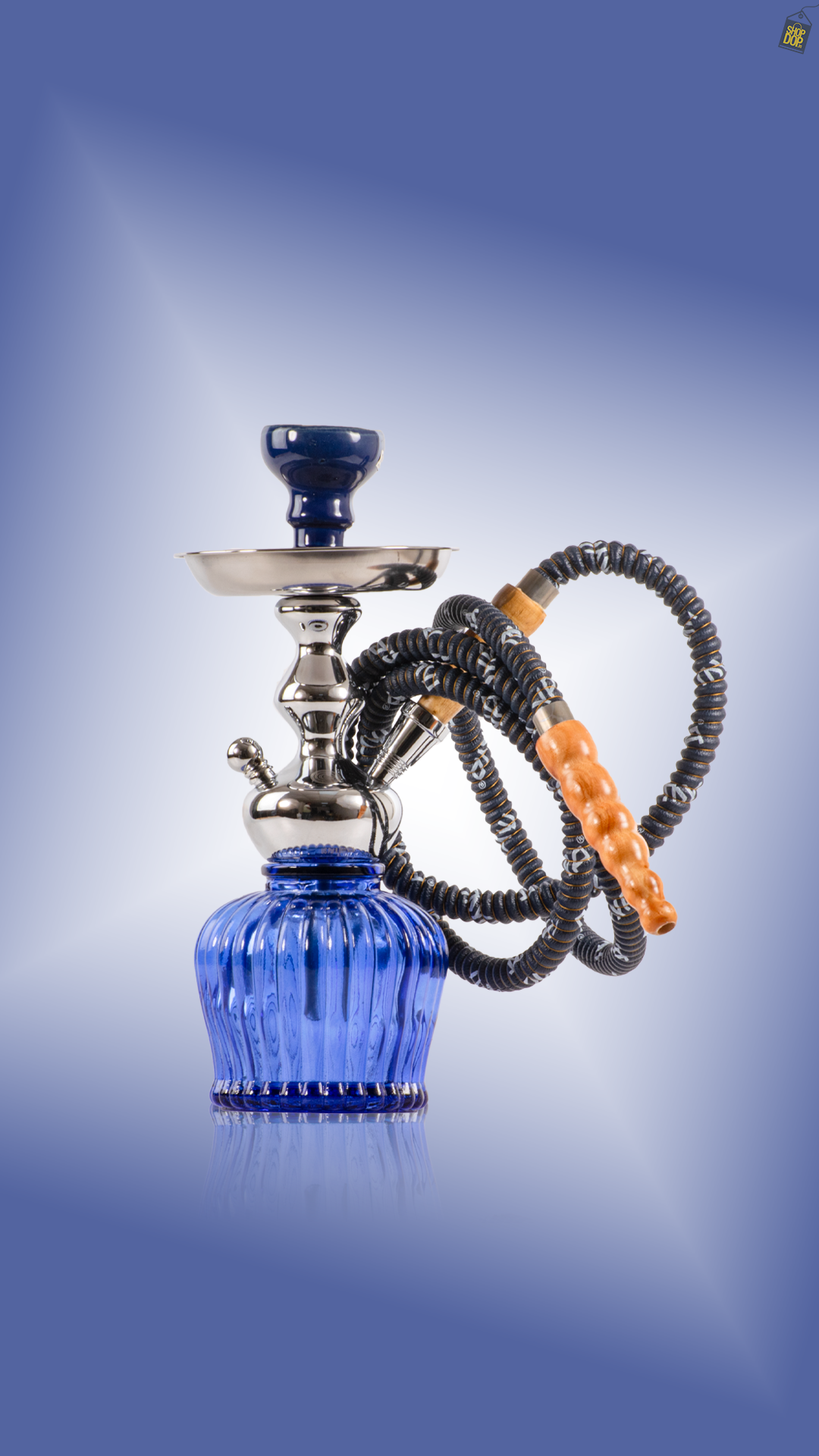 एमवाईए इकोनो क्यूटी हुक्का - गहरा नीला