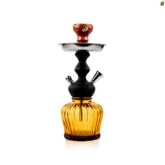 MYA Econo QT Hookah with Cage - Amber
