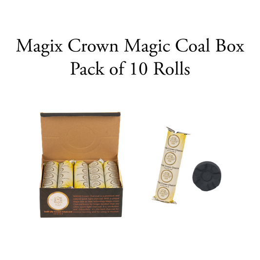 Magix Crown Hookah Magic Coal Box - Pack of 10