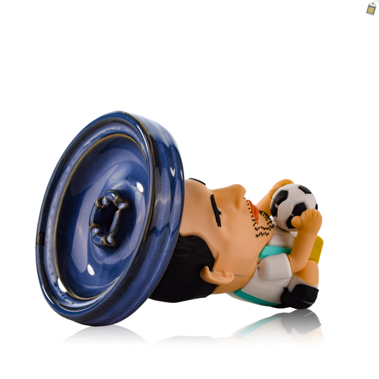 Massey Ceramic Hookah Bowl - Blue