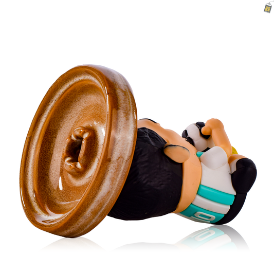 Massey Ceramic Hookah Bowl - Light Brown