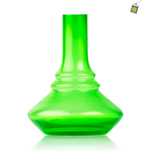 Mini Monster Hookah Glass Replacement Base Only - Green (Without Lock)