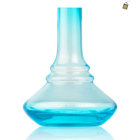 Mini Monster Hookah Glass Replacement Base Only - Blue (Without Lock)
