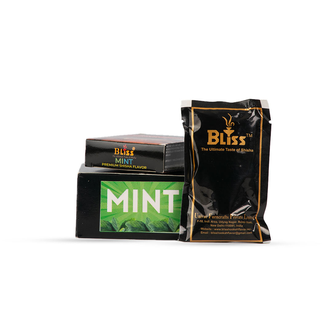 Bliss Mint Hookah Flavor - 50g Danda (Pack of 10)