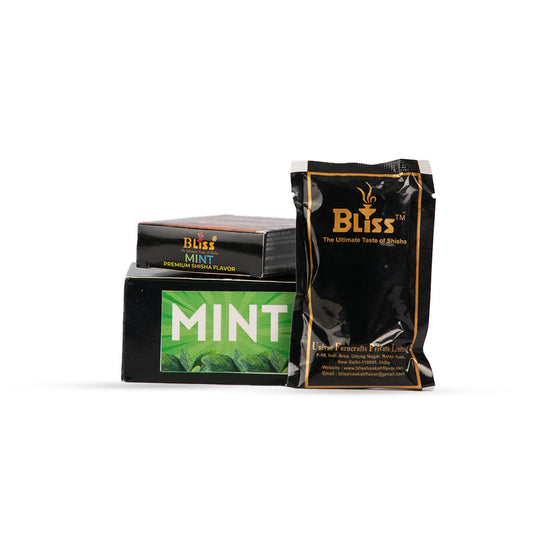 Bliss Mint Hookah Flavor - 50g Danda (Pack of 10)