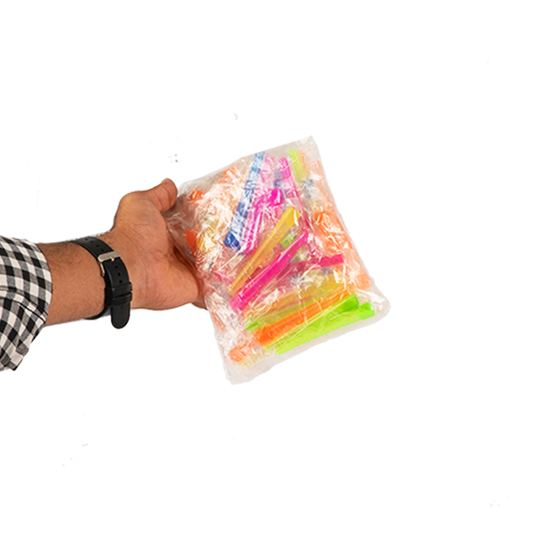 Hookah Mouth Tips Pipe Filters - Colorful Nozzles (Pack of 50pcs)