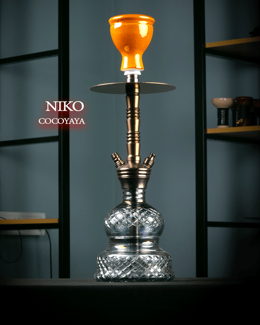 COCOYAYA Niko Hookah (Conquer Series) - Bronze (Cut Glass Base)