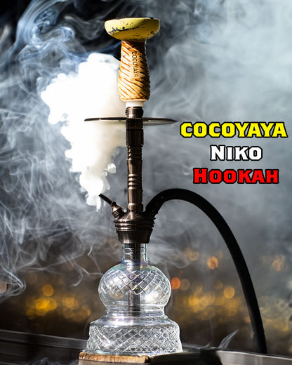 COCOYAYA Niko Hookah (Conquer Series) - Bronze (Transparent Base)