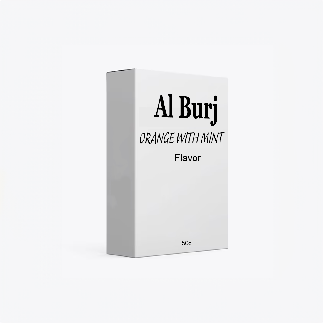 Al Burj Orange with Mint Hookah Flavor - 50g