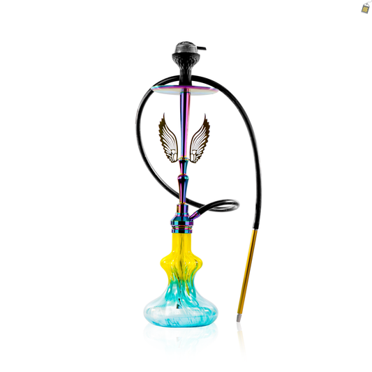 Orion Hookah with Wings - Gold