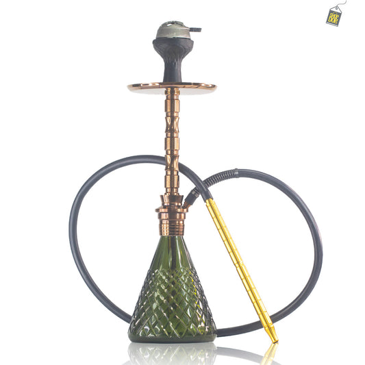 Pablo L5 Hookah with Bag - Grey Base / Bronze Stem