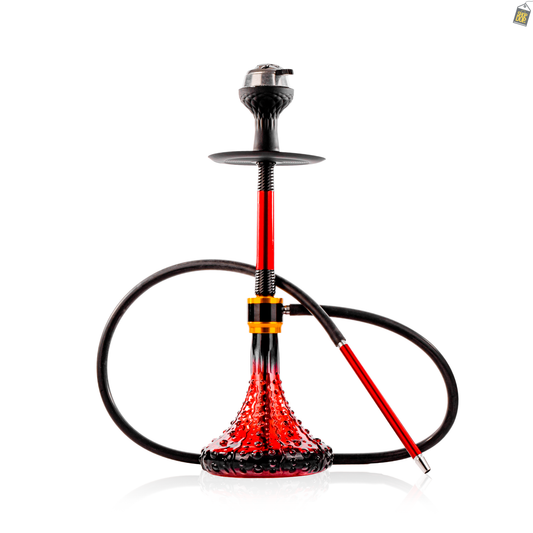 Polygon Hookah - Red