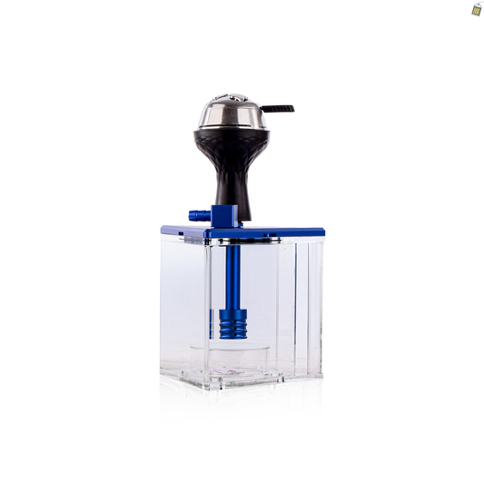 Acrylic Prism Hoob Hookah - Blue