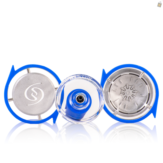 Quasar Hookah Chillum with HMD - Blue